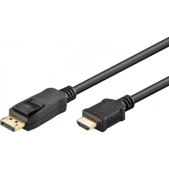Wentronic Goobay DisplayPort į HDMI kabelis 1,8 m 4K UHD aktyvus adapteris 80521