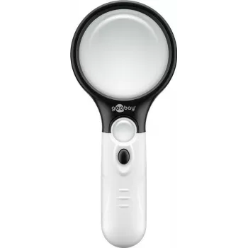 WENTRONIC Goobay LED apšviesta didinamoji lupa 3x/4.5x, balta 41255