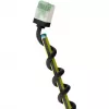 Wentronic Goobay itin lankstus CAT 8.1 plonas S/FTP tinklo kabelis, juodas, 0,25 m, 40 Gbps, itin trumpas neužkliūvantis RJ45 74355