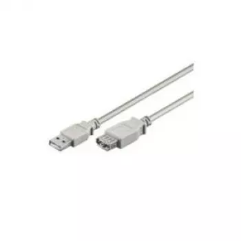 Wentronic Goobay USB 2.0 Hi-Speed prailginimo kabelis, pilkas, 3 m, Type A male to Type A female 50961