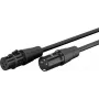 WENTRONIC Goobay XLR mikrofono kabelis, 1 m, juodas, vyriškas į moterišką 80028