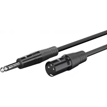 Wentronic Goobay XLR į 6,35 mm Jack garso kabelis 2 m juodas 80050
