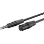 Wentronic Goobay XLR į 6,35 mm Jack garso kabelis 2 m juodas 80050