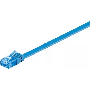 Wentronic RJ-45 CAT6a 0,5 m U/UTP tinklo kabelis, auksuoti jungtys, 10 Gbps, juodas 96295