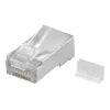 Wentronic RJ45 modulinis kištukas ekranuotas 8P8C apvaliam kabeliui, biriai
