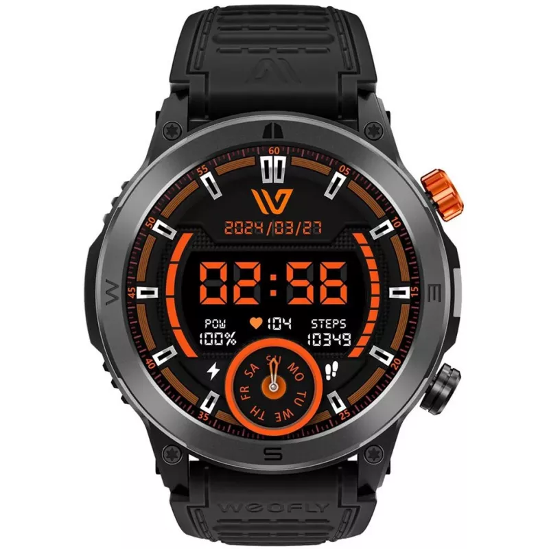 WEOFLY Conquer Smartwatch Black