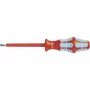 Wera 05022734001 Kraftform Plus standartinis atsuktuvų rinkinys, 7 dalių, plokšti ir Phillips, Lasertip, sieninis laikiklis