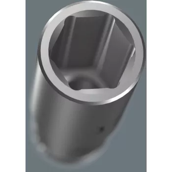Wera 3/8 inch Deep Socket Set ant magnetinės juostos, 9 dalių, metrinė, juoda/žalia
