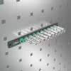 Wera 3/8 inch Deep Socket Set ant magnetinės juostos, 9 dalių, metrinė, juoda/žalia