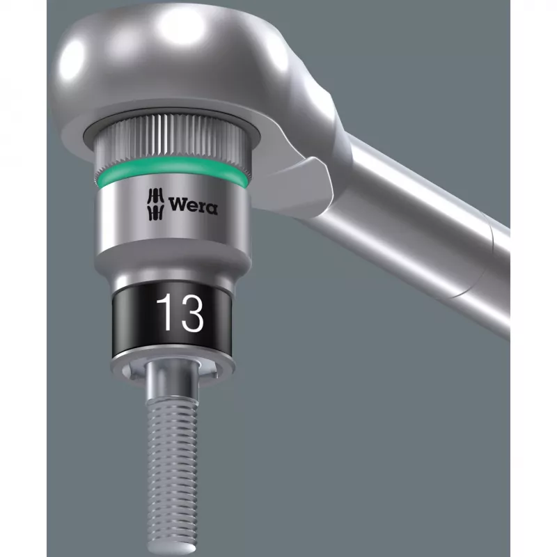 Wera 8100 SA 12 HF Zyklop 1/4 colio metrinių galvučių rinkinys, 13 dalių su laikymo funkcija, 05003756001