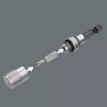 Wera Bit rinkinys Bit-Check 10 Drywall 1, 10 dalių, Phillips PH 2, 25 mm, Rapidaptor greito atleidimo laikiklis, gylio ribotuvas, torsiniai antgaliai