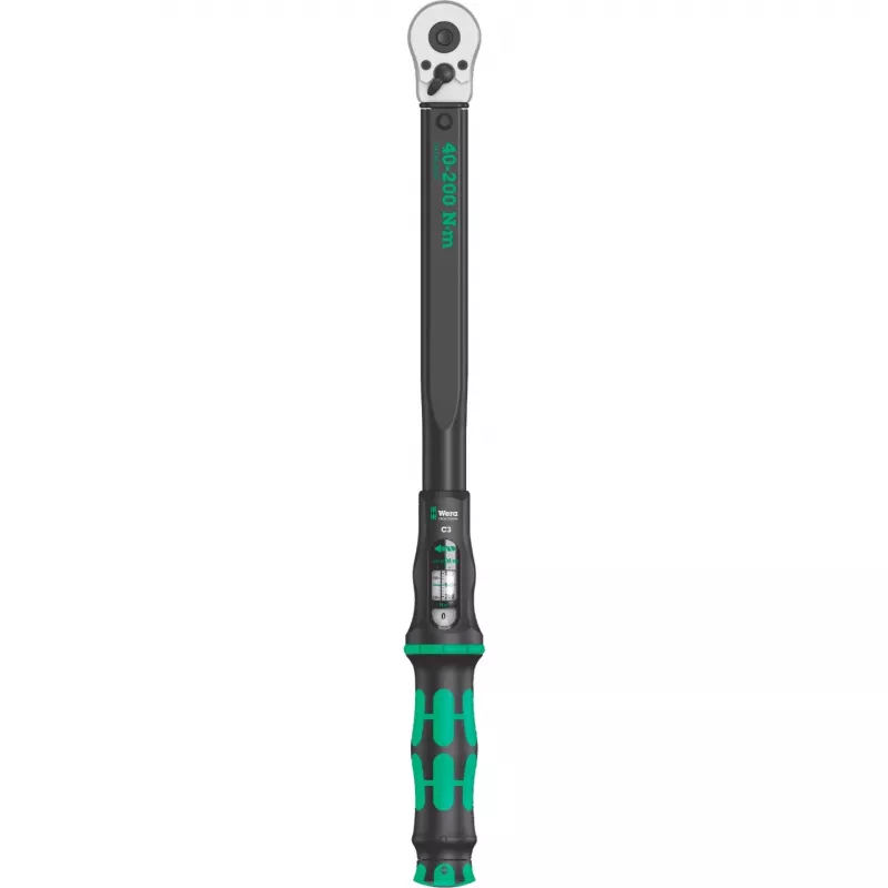 Wera Click-Torque C 3 Set 1 Veržliarakčių rinkinys, 1/2 inch pavara, 40-200 Nm, 4 dalių
