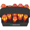 Wera Kraftform 2go 100 atsuktuvų antgalių rinkinys, 11 dalių, Phillips, Pozidriv, Torx, 25 mm antgaliai, su Rapidaptor antgalių laikikliu ir tekstiliniu dėklu 05004310001