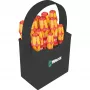 Wera Kraftform 2go 100 atsuktuvų antgalių rinkinys, 11 dalių, Phillips, Pozidriv, Torx, 25 mm antgaliai, su Rapidaptor antgalių laikikliu ir tekstiliniu dėklu 05004310001