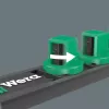 Wera lizdų magnetinis laikiklis A Imperial 1/4 colio pavara, 4 laikikliai, 05005420001