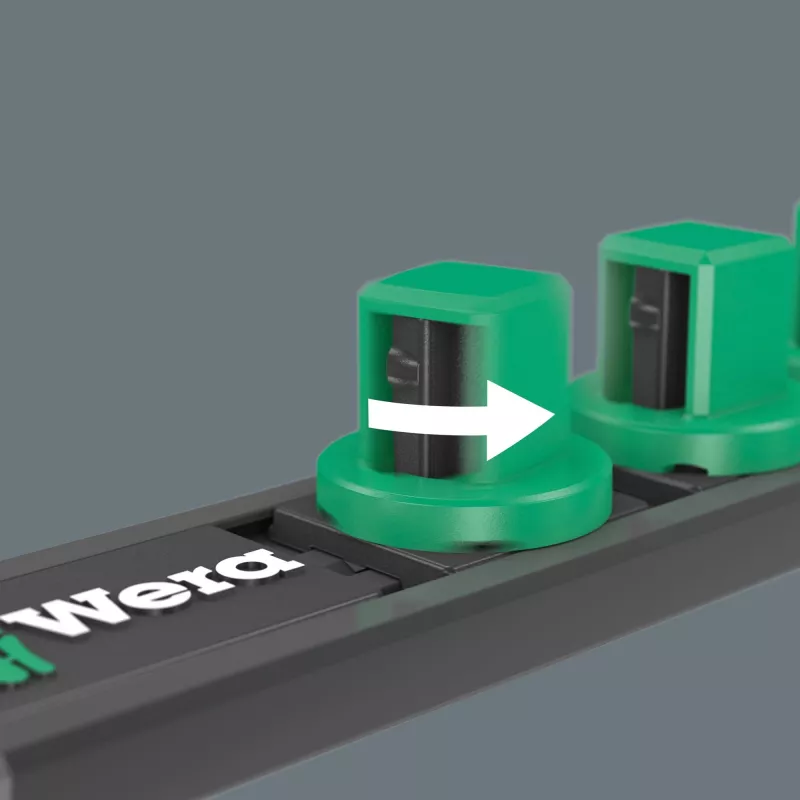 Wera lizdų magnetinis laikiklis A Imperial 1/4 colio pavara, 4 laikikliai, 05005420001