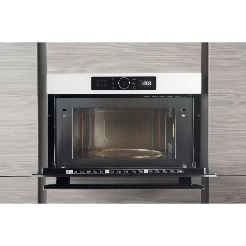 Whirlpool AMW 730 WH įmontuojama mikrobangų krosnelė su griliu, 31 L, 1000 W, balta