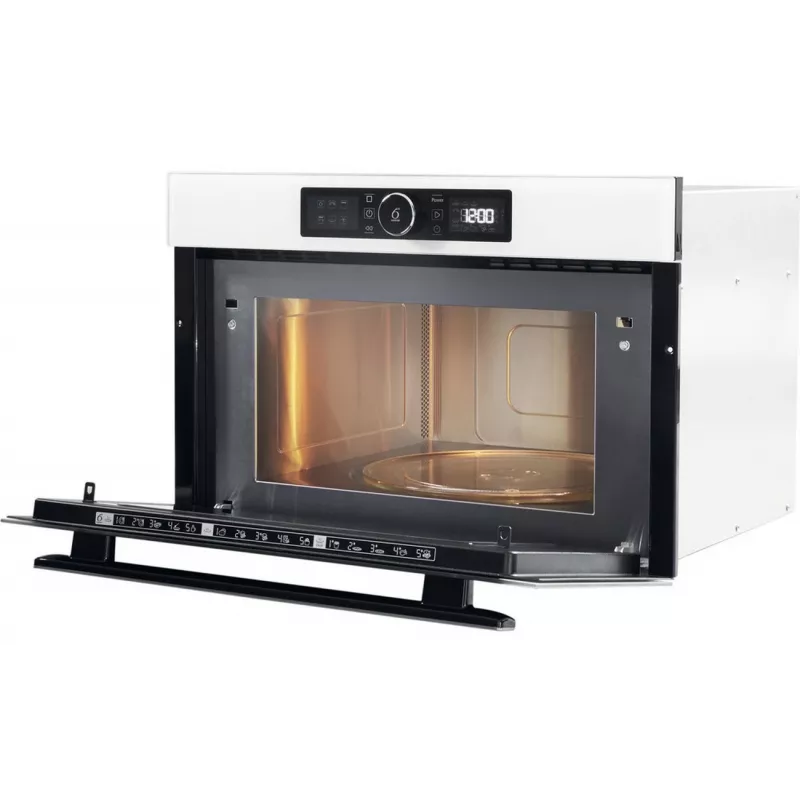 Whirlpool AMW 730 WH įmontuojama mikrobangų krosnelė su griliu, 31 L, 1000 W, balta