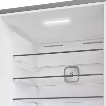 Whirlpool WHK2 6493 X4E Laisvai pastatomas šaldytuvas su šaldikliu, 338L, Full No Frost, energijos klasė E, nerūdijantis plienas