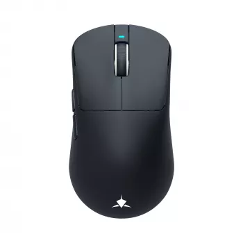 White Shark BORS-B WGM-5021 belaidė žaidimų pelė, 12000 DPI, 2.4GHz, RGB, juoda
