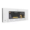 White Shark EXCALIBUR-B TKL mechaninė žaidimų klaviatūra, KTT Wine Red linijiniai perjungikliai, karšto keitimo, per klavišą RGB, juoda