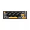 White Shark EXCALIBUR M GK-009151 mechaninė žaidimų klaviatūra, juoda, JAV išdėstymas, RGB, laidinė
