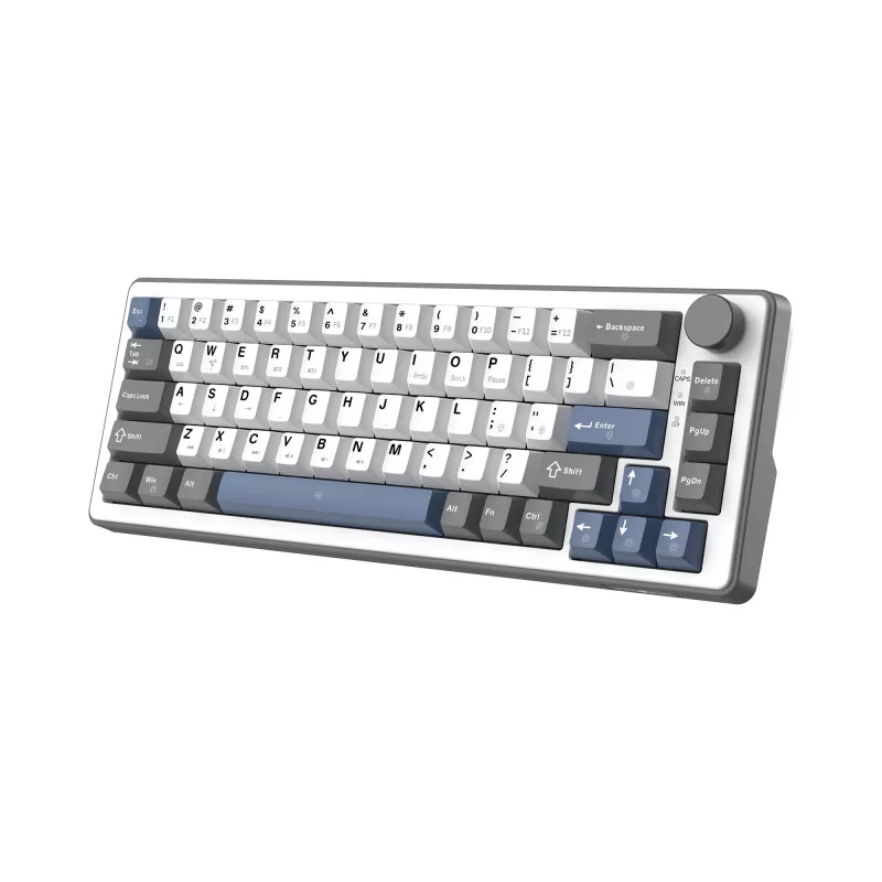 „White Shark EXCALIBUR M“ mechaninė klaviatūra (GK-009251) su Outemu Blue jungikliais, RGB foniniu apšvietimu, US išdėstymu, balta
