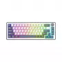 „White Shark EXCALIBUR M“ mechaninė klaviatūra (GK-009251) su Outemu Blue jungikliais, RGB foniniu apšvietimu, US išdėstymu, balta