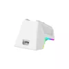 White Shark GAWAIN-W belaidė žaidimų pelė – 12000 DPI, 500mAh baterija, 56g, balta