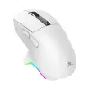 White Shark GAWAIN-W belaidė žaidimų pelė – 12000 DPI, 500mAh baterija, 56g, balta