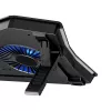 White Shark ICE GUARD GCP-4 aušinimo padėklas su dviem 125 mm mėlynos spalvos LED ventiliatoriais, 5 aukščio nustatymais, iki 17,3 colio
