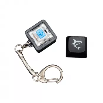 White Shark KEYCHAIN Promo juodi mechaniniai jungikliai