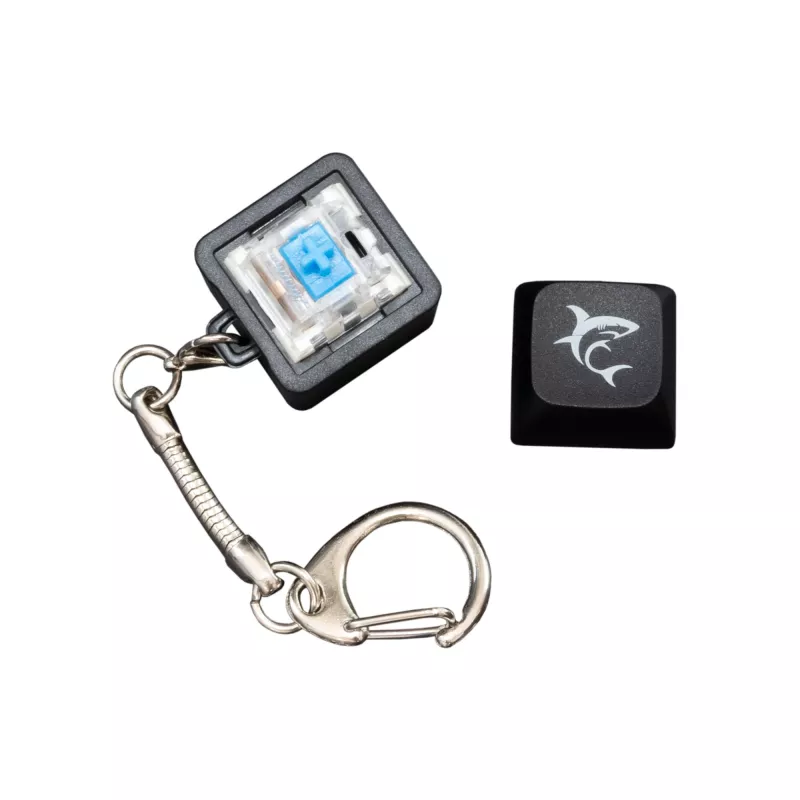 White Shark KEYCHAIN Promo juodi mechaniniai jungikliai