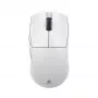 White Shark LUCAN-W WGM-5022 12000 DPI belaidė žaidimų pelė, balta