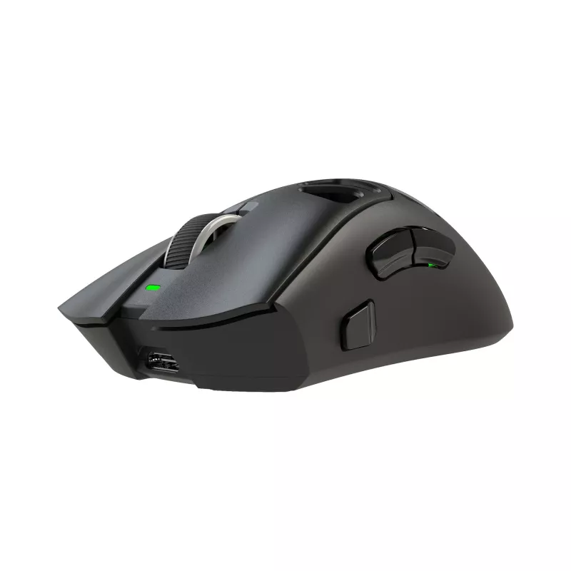 White Shark MORIEN WGM-5025 Black laidinė optinė žaidimų pelė, 7200 DPI, 7 programuojami mygtukai, RGB apšvietimas, dešiniarankiams