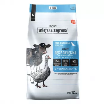 Wiejska Zagroda Light Goose with Veal Dry Dog Food 12kg
