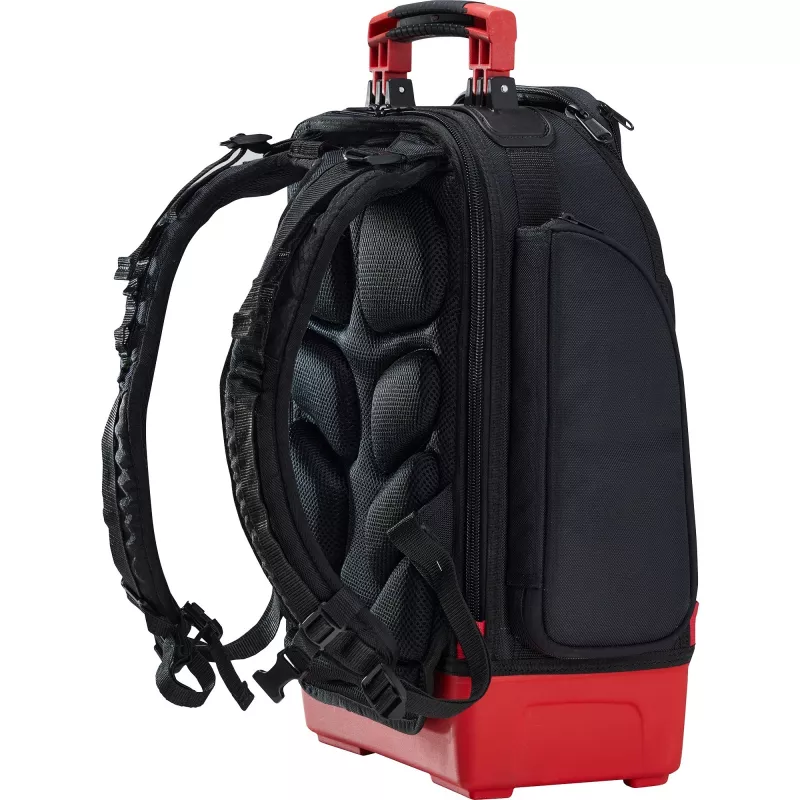 Wiha 45528 Elektriko įrankių kuprinės rinkinys, 28 dalių, 385 x 260 x 530 mm, juoda/raudona