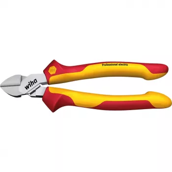 WIHA Professional Electric Diagonal Cutter 200 mm Red/Yellow with DynamicJoint