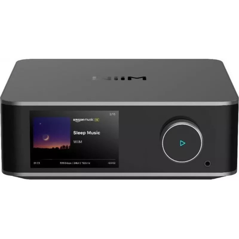 WiiM Ultra Dark Grey - Hi-Res muzikos srautinis grotuvas ir tinklinis garso grotuvas su išankstiniu stiprintuvu, HDMI ARC, Phono MM