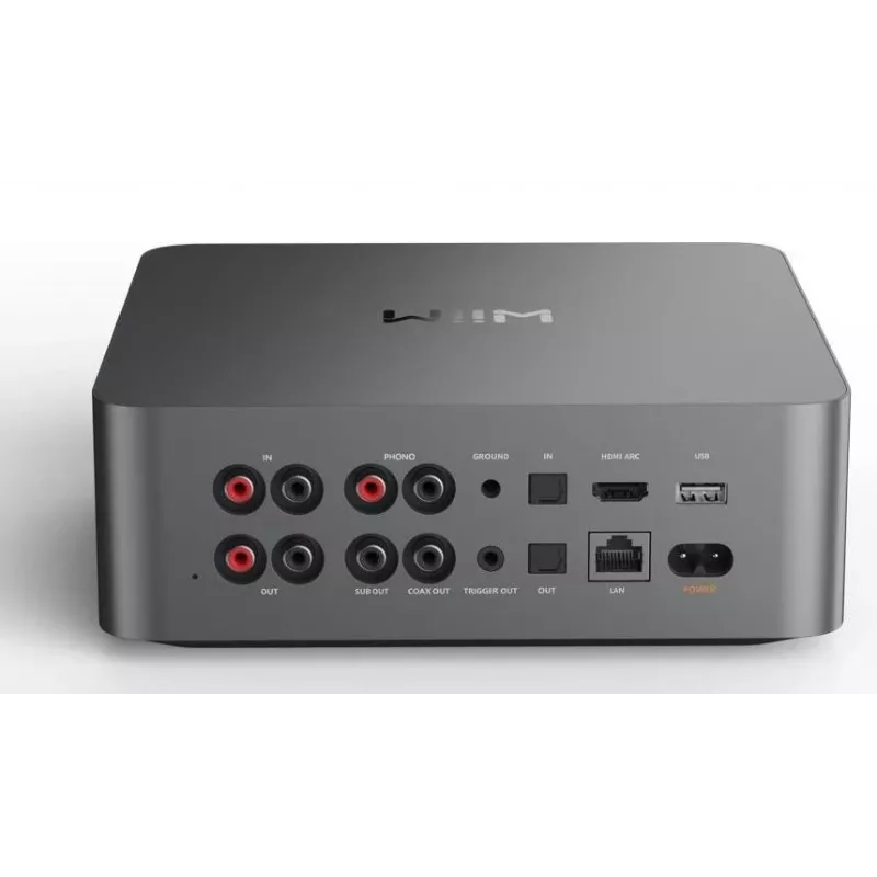 WiiM Ultra Dark Grey - Hi-Res muzikos srautinis grotuvas ir tinklinis garso grotuvas su išankstiniu stiprintuvu, HDMI ARC, Phono MM