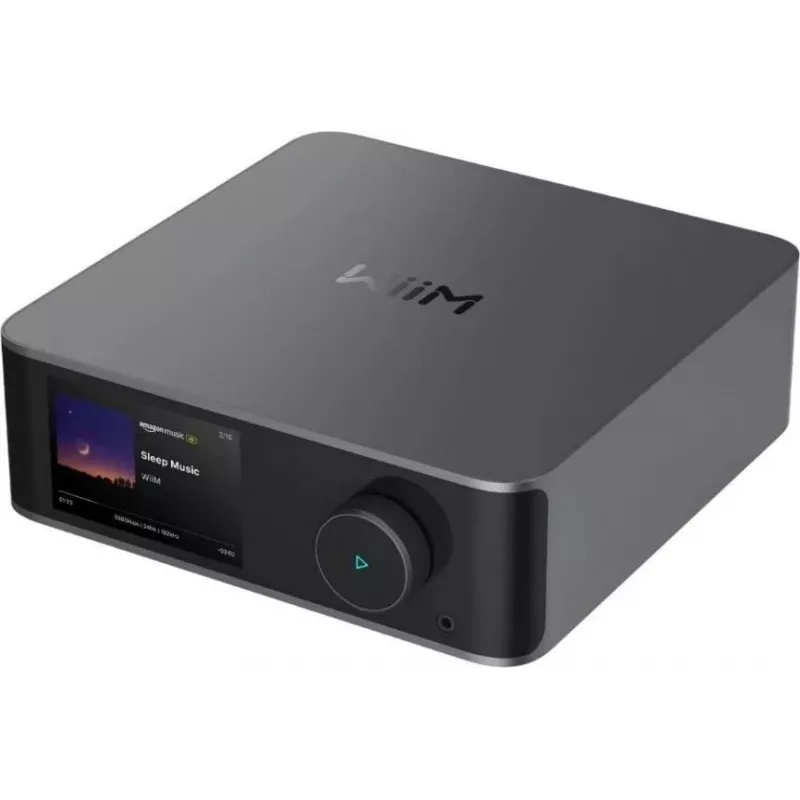 WiiM Ultra Dark Grey - Hi-Res muzikos srautinis grotuvas ir tinklinis garso grotuvas su išankstiniu stiprintuvu, HDMI ARC, Phono MM