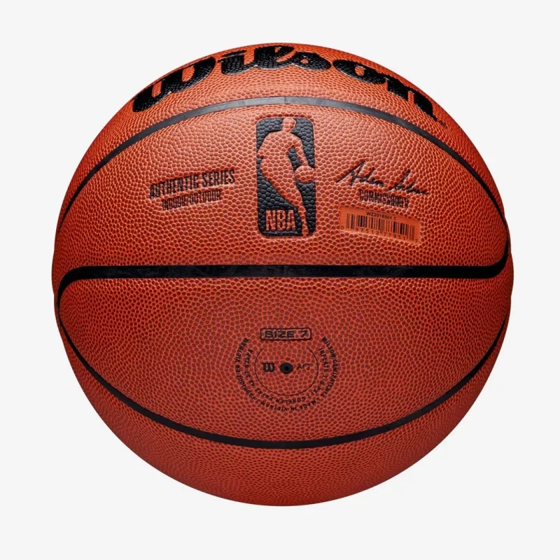 Wilson NBA Authentic krepšinio kamuolys vidaus ir lauko žaidimams, 7 dydis, rudas