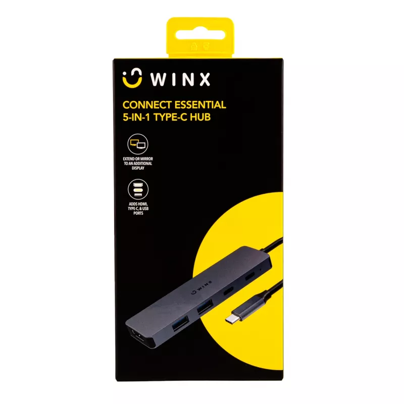 WINX CONNECT Essential 5-in-1 Type-C šakotuvas