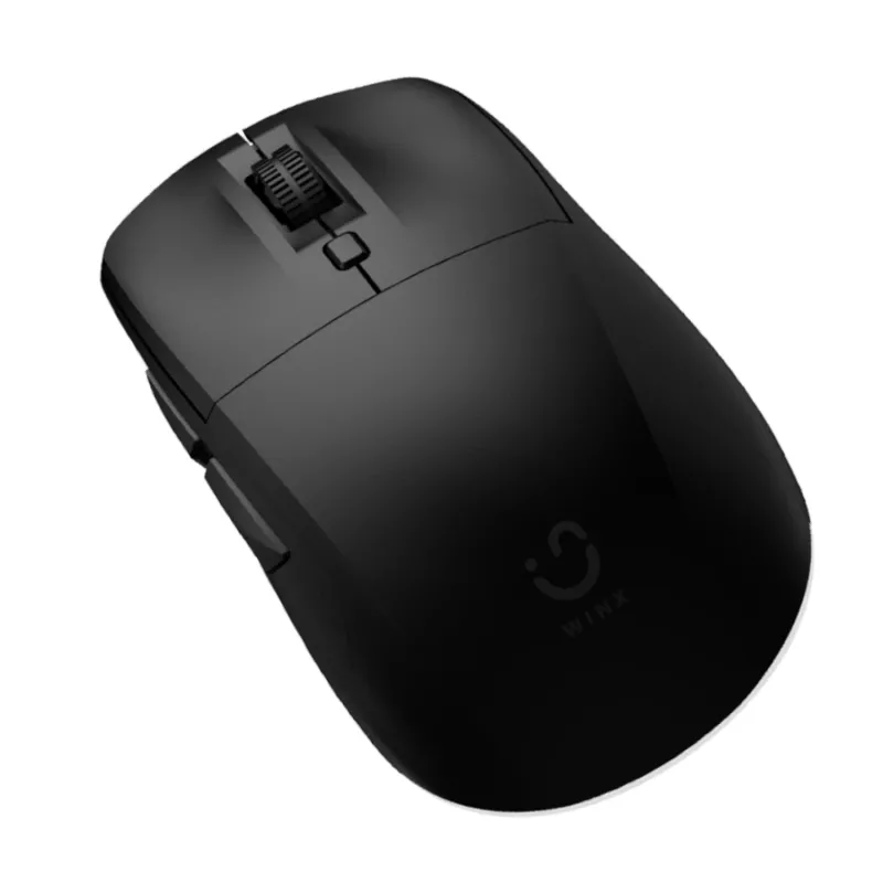 WINX DO Business apšviestas belaidis klaviatūros ir pelės rinkinys - pilno dydžio, įkraunamas, tylūs žirkliniai klavišai, reguliuojamas DPI, USB-C įkrovimas, juoda