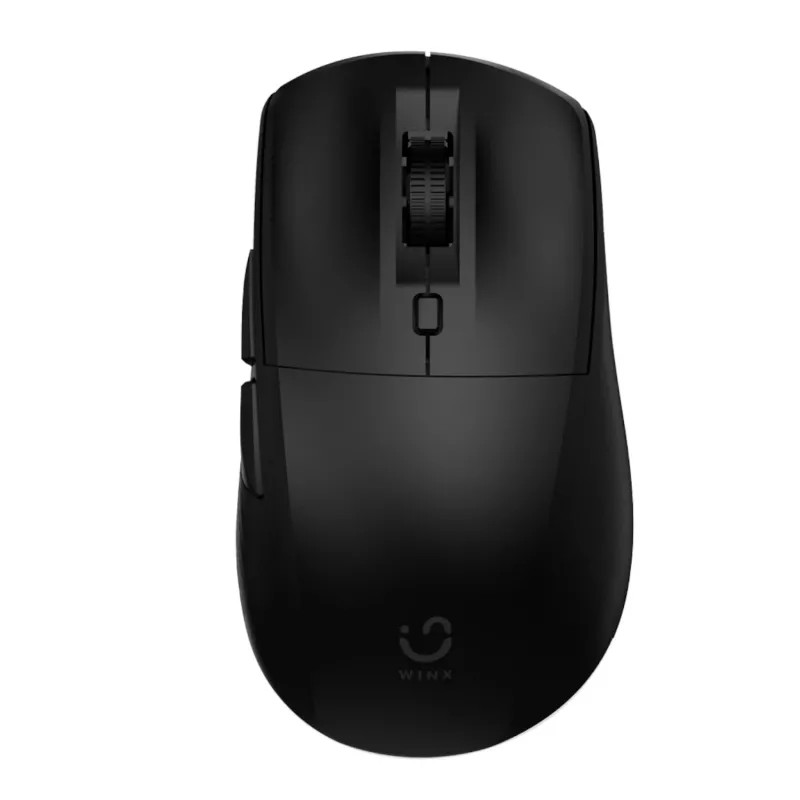 WINX DO Business apšviestas belaidis klaviatūros ir pelės rinkinys - pilno dydžio, įkraunamas, tylūs žirkliniai klavišai, reguliuojamas DPI, USB-C įkrovimas, juoda