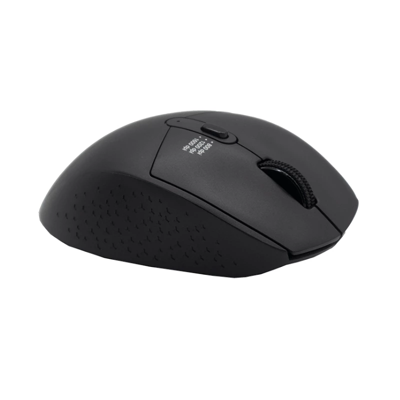 WINX DO Simple belaidė pelė WX-KB102, 2,4 GHz, optinė 3 mygtukų, 1600 DPI, ambidekstrinė, juoda