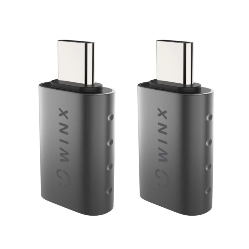 WINX LINK Simple Type-C į USB adapteris, dviejų vienetų rinkinys