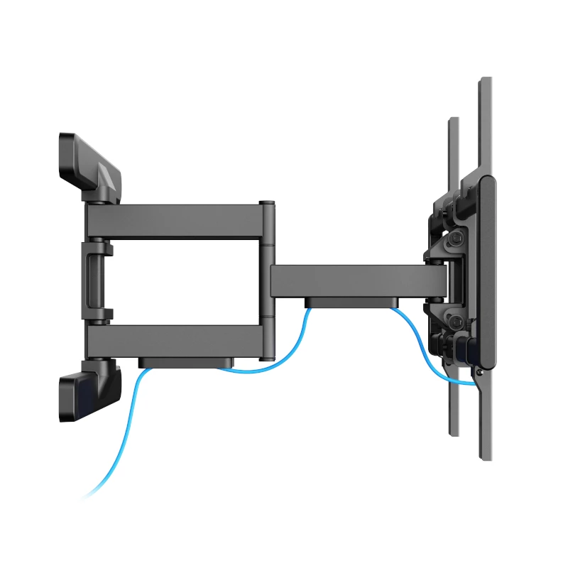 WINX MOUNT Ultra pilno judesio TV laikiklis 32-70 colių ekranams, 40kg apkrova, dviguba ranka, VESA 200x200 iki 600x400, pasukimas ±60°, pakreipimas +5°/-15°