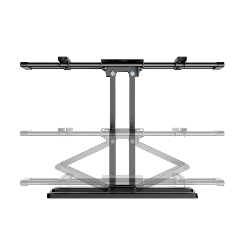 WINX MOUNT Ultra pilno judesio TV laikiklis 32-70 colių ekranams, 40kg apkrova, dviguba ranka, VESA 200x200 iki 600x400, pasukimas ±60°, pakreipimas +5°/-15°