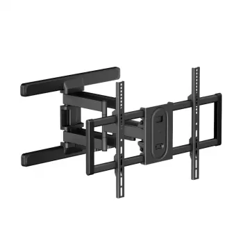 WINX MOUNT Ultra pilno judesio TV laikiklis 32-70 colių ekranams, 40kg apkrova, dviguba ranka, VESA 200x200 iki 600x400, pasukimas ±60°, pakreipimas +5°/-15°